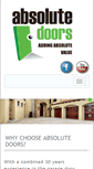 Mobile Screenshot of absolutedoors.co.za